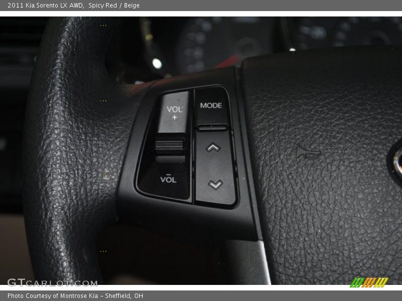 Spicy Red / Beige 2011 Kia Sorento LX AWD