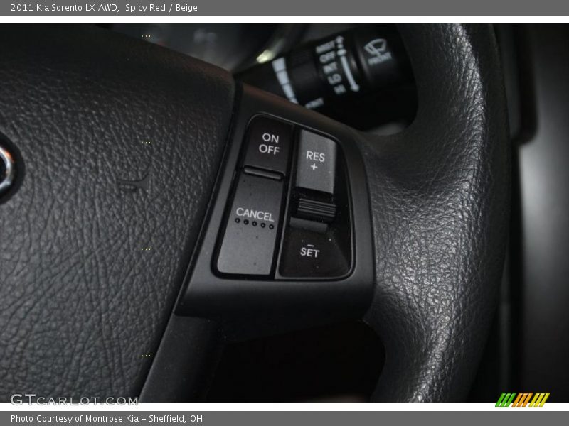 Spicy Red / Beige 2011 Kia Sorento LX AWD