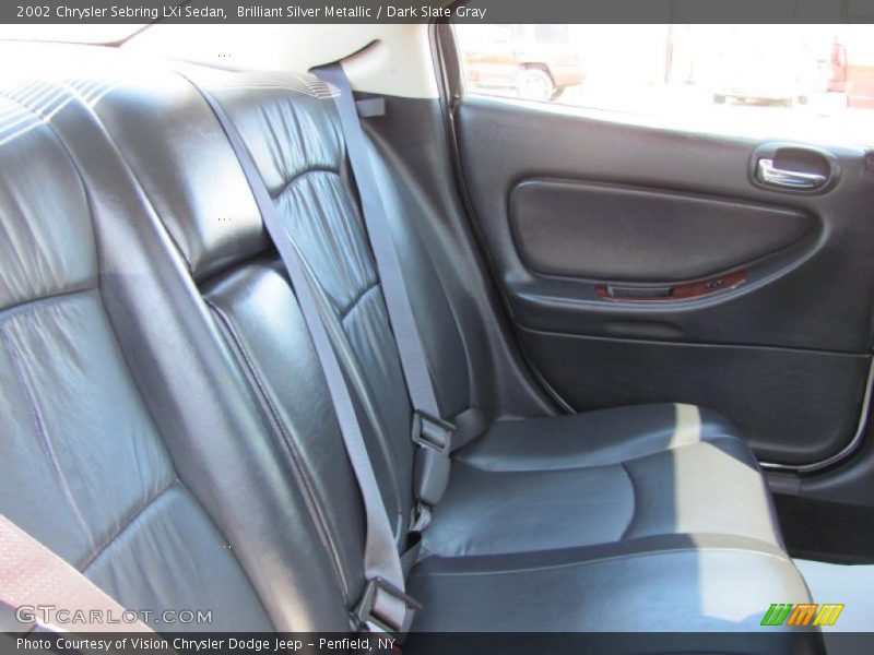 Brilliant Silver Metallic / Dark Slate Gray 2002 Chrysler Sebring LXi Sedan