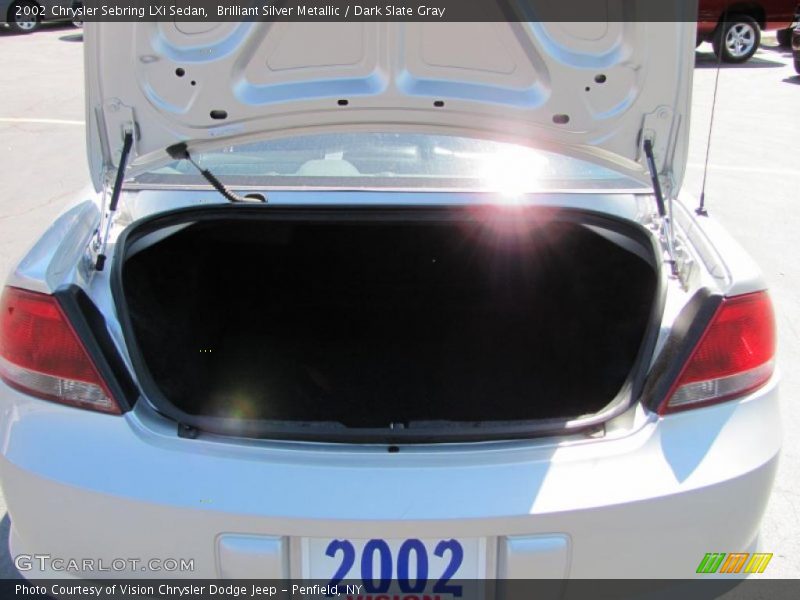 Brilliant Silver Metallic / Dark Slate Gray 2002 Chrysler Sebring LXi Sedan