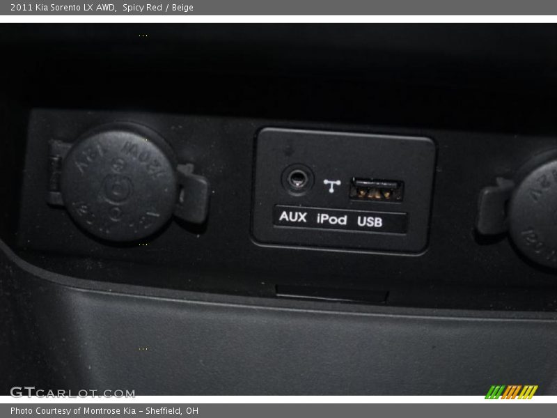 Spicy Red / Beige 2011 Kia Sorento LX AWD