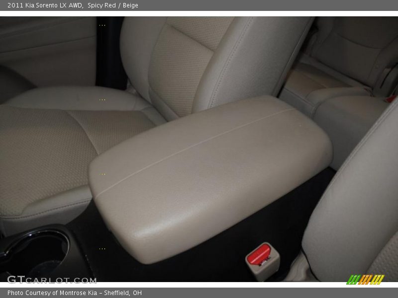 Spicy Red / Beige 2011 Kia Sorento LX AWD