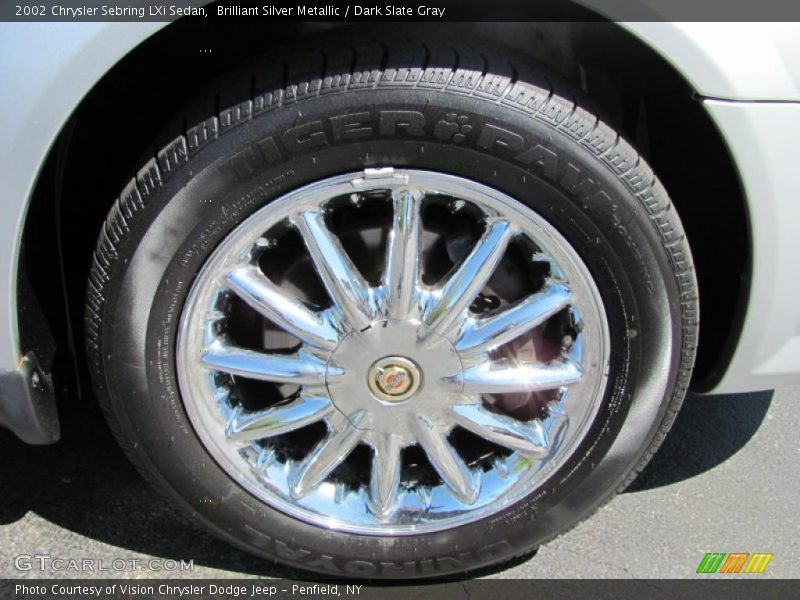 Brilliant Silver Metallic / Dark Slate Gray 2002 Chrysler Sebring LXi Sedan