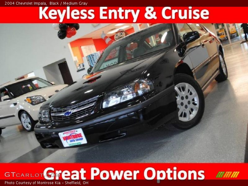 Black / Medium Gray 2004 Chevrolet Impala