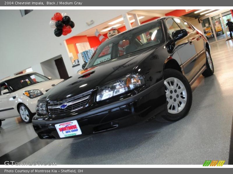 Black / Medium Gray 2004 Chevrolet Impala