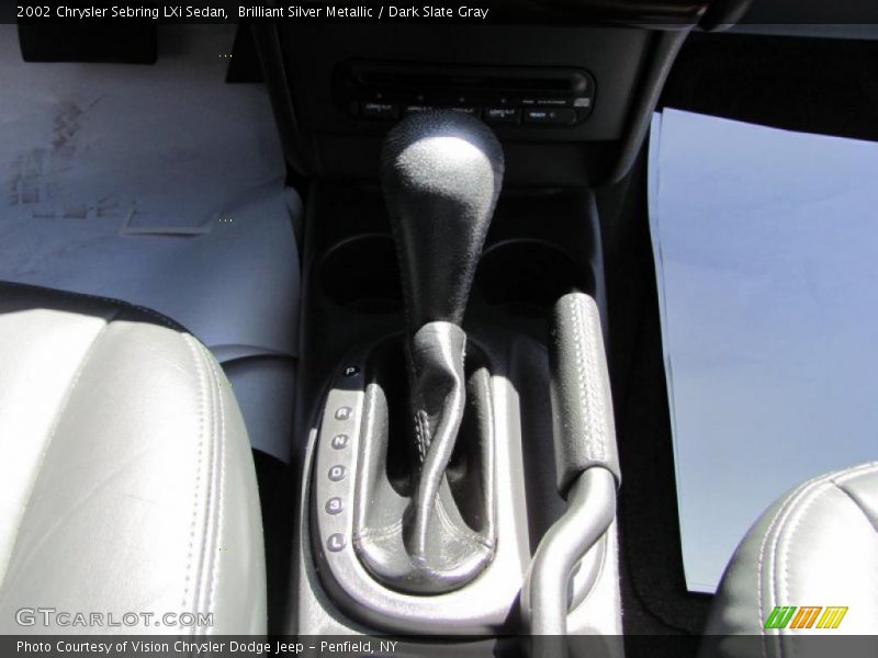 Brilliant Silver Metallic / Dark Slate Gray 2002 Chrysler Sebring LXi Sedan