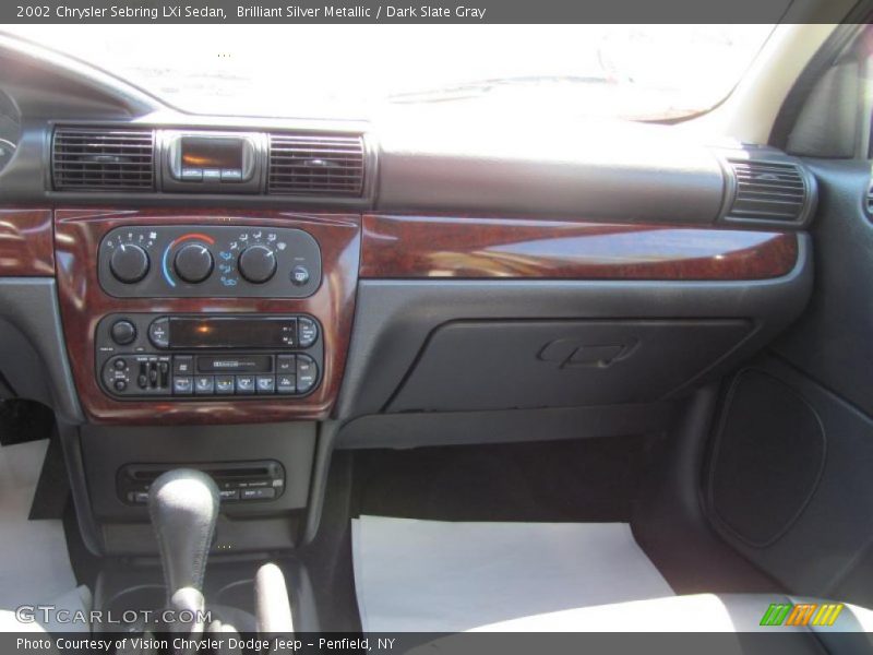 Brilliant Silver Metallic / Dark Slate Gray 2002 Chrysler Sebring LXi Sedan