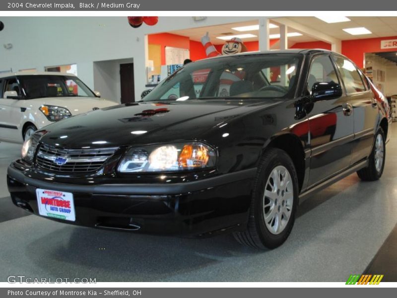 Black / Medium Gray 2004 Chevrolet Impala