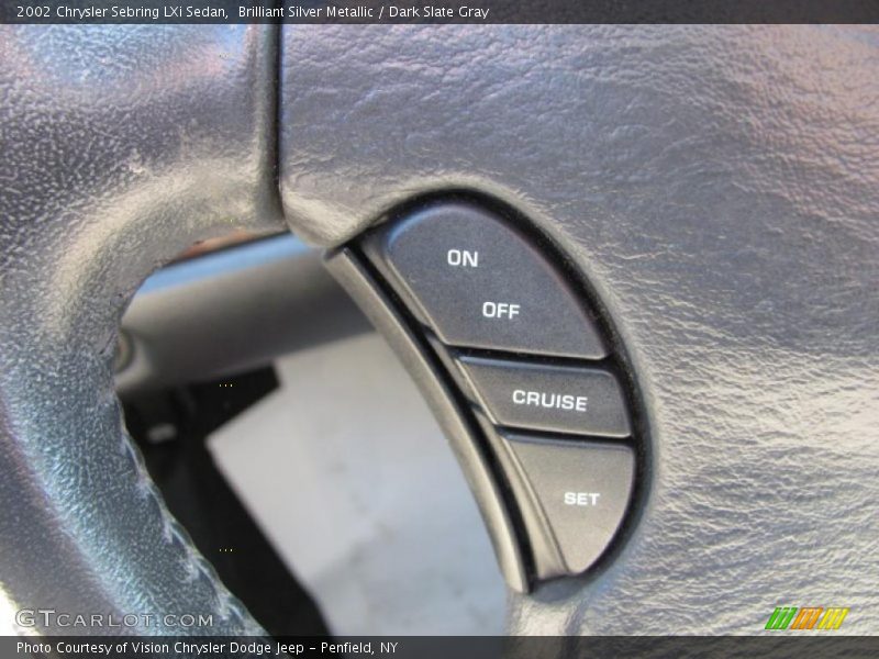 Brilliant Silver Metallic / Dark Slate Gray 2002 Chrysler Sebring LXi Sedan