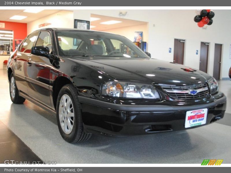 Black / Medium Gray 2004 Chevrolet Impala