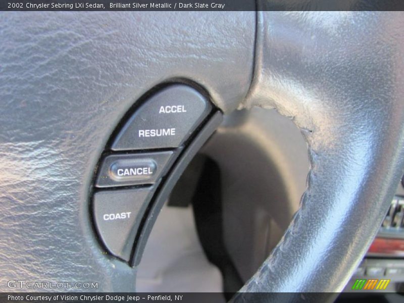 Brilliant Silver Metallic / Dark Slate Gray 2002 Chrysler Sebring LXi Sedan