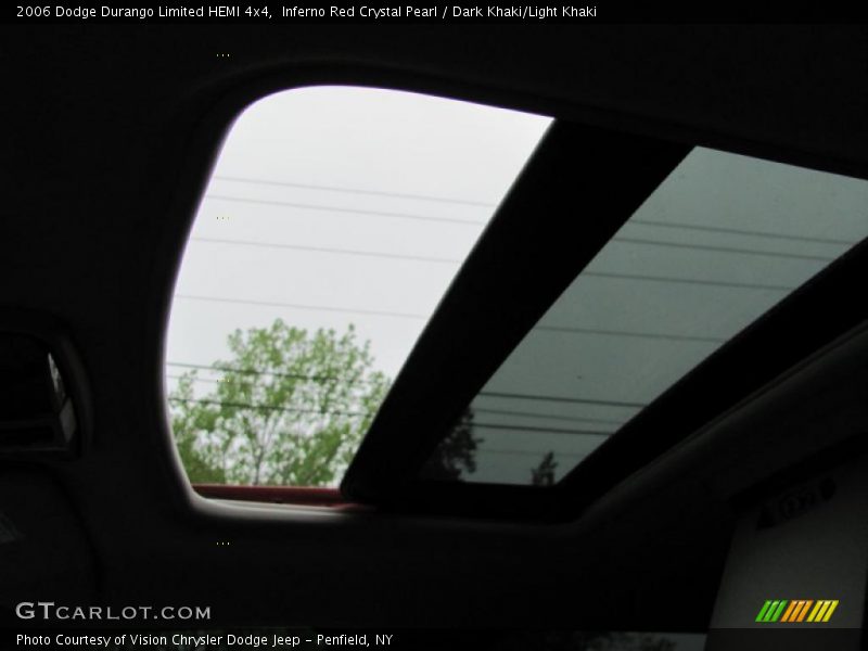 Inferno Red Crystal Pearl / Dark Khaki/Light Khaki 2006 Dodge Durango Limited HEMI 4x4