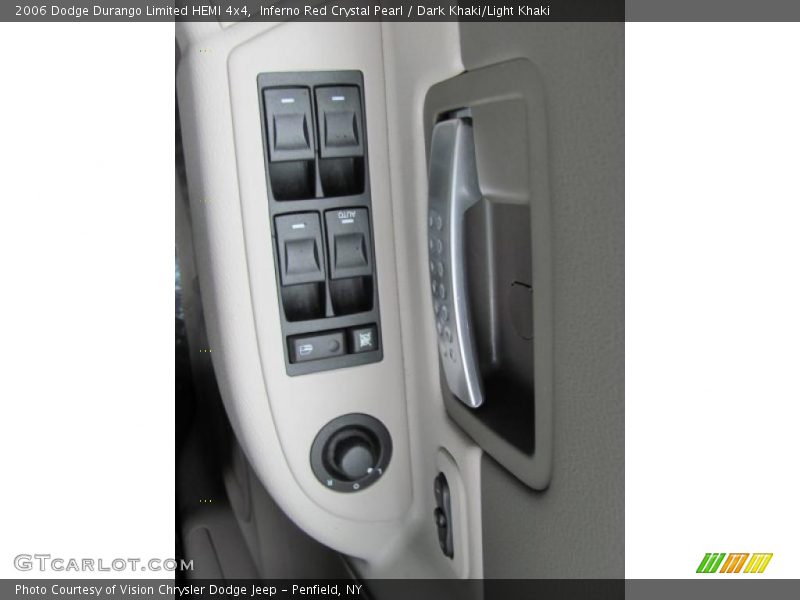 Inferno Red Crystal Pearl / Dark Khaki/Light Khaki 2006 Dodge Durango Limited HEMI 4x4