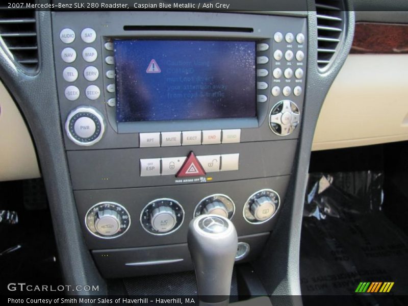 Caspian Blue Metallic / Ash Grey 2007 Mercedes-Benz SLK 280 Roadster