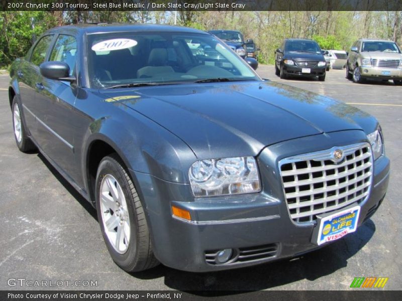Steel Blue Metallic / Dark Slate Gray/Light Slate Gray 2007 Chrysler 300 Touring