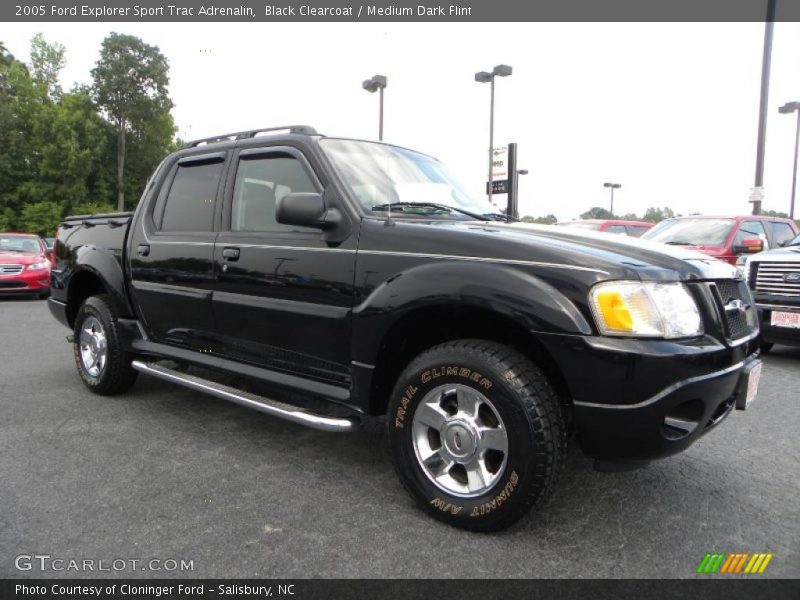 Black Clearcoat / Medium Dark Flint 2005 Ford Explorer Sport Trac Adrenalin