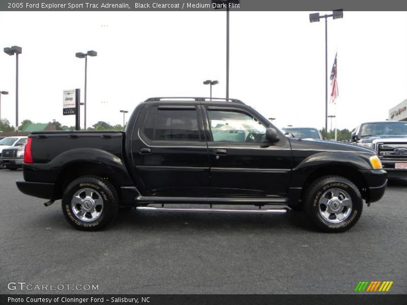 Black Clearcoat / Medium Dark Flint 2005 Ford Explorer Sport Trac Adrenalin