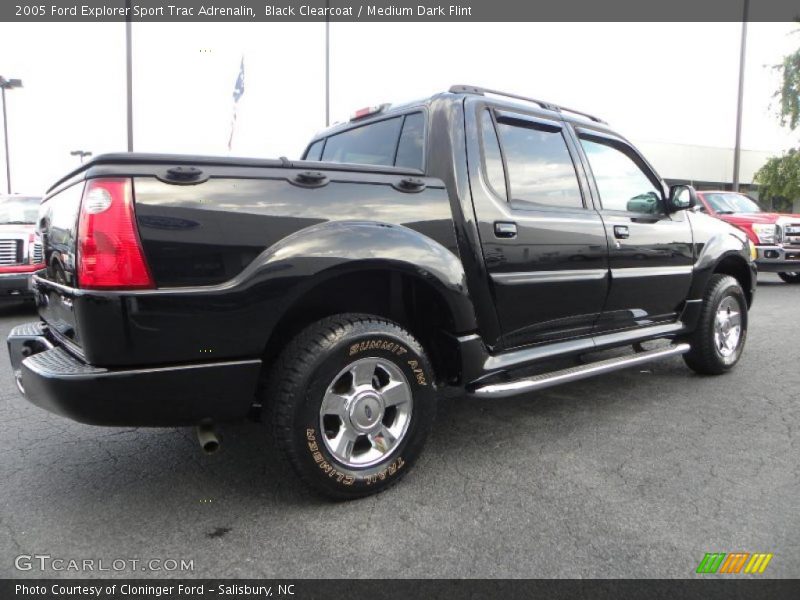 Black Clearcoat / Medium Dark Flint 2005 Ford Explorer Sport Trac Adrenalin