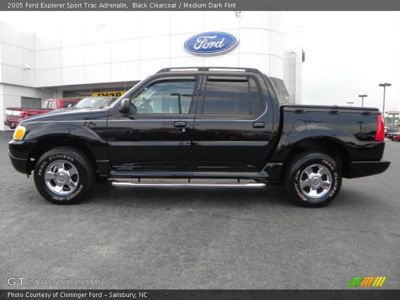 Black Clearcoat / Medium Dark Flint 2005 Ford Explorer Sport Trac Adrenalin