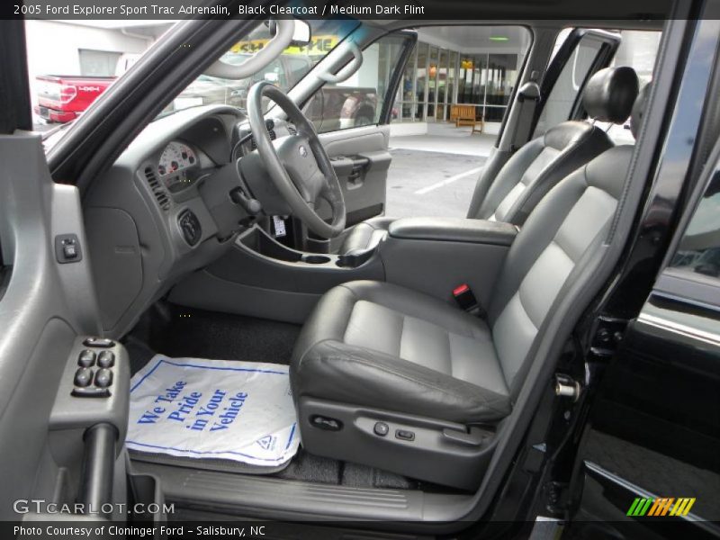 Black Clearcoat / Medium Dark Flint 2005 Ford Explorer Sport Trac Adrenalin