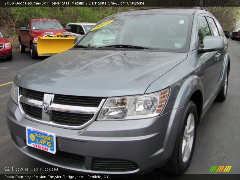 Silver Steel Metallic / Dark Slate Gray/Light Graystone 2009 Dodge Journey SXT