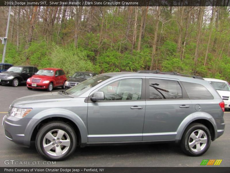 Silver Steel Metallic / Dark Slate Gray/Light Graystone 2009 Dodge Journey SXT
