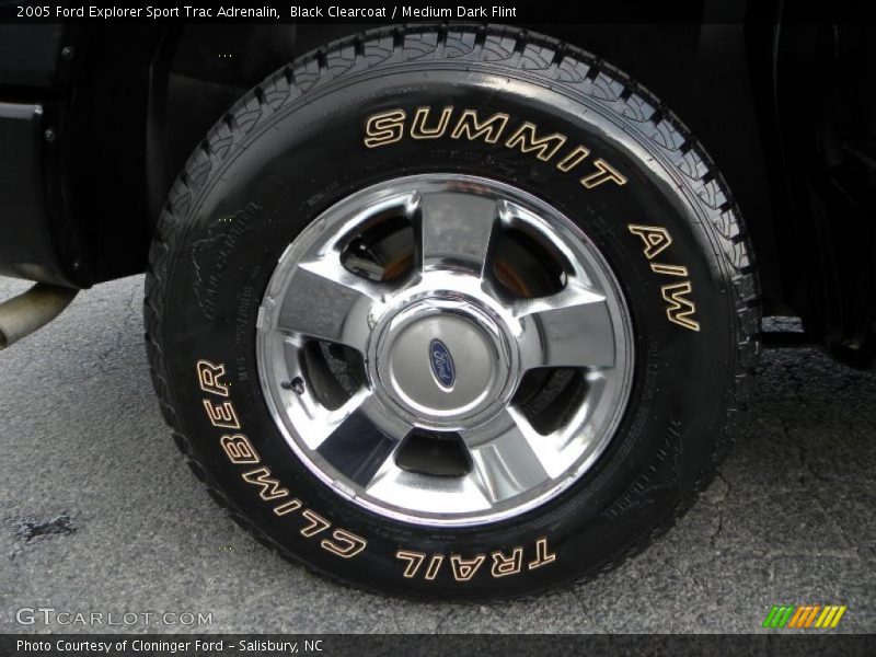 Black Clearcoat / Medium Dark Flint 2005 Ford Explorer Sport Trac Adrenalin