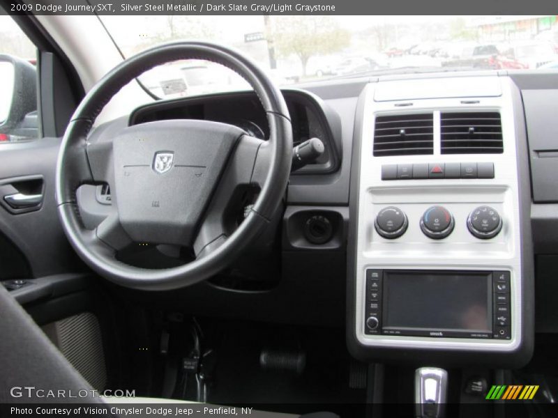 Silver Steel Metallic / Dark Slate Gray/Light Graystone 2009 Dodge Journey SXT