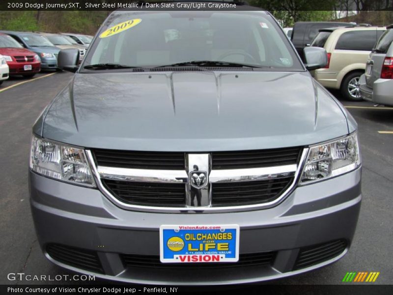 Silver Steel Metallic / Dark Slate Gray/Light Graystone 2009 Dodge Journey SXT