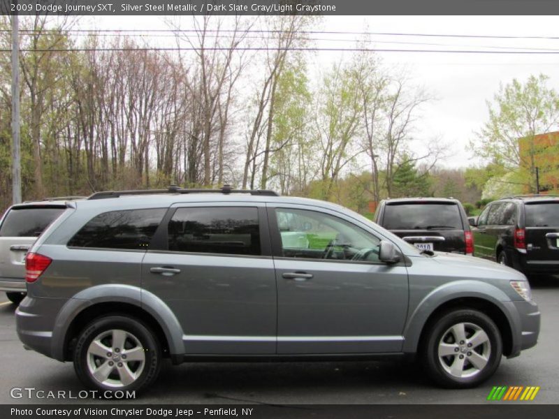 Silver Steel Metallic / Dark Slate Gray/Light Graystone 2009 Dodge Journey SXT