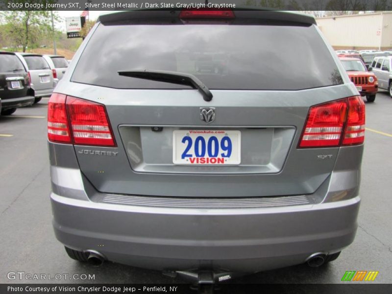 Silver Steel Metallic / Dark Slate Gray/Light Graystone 2009 Dodge Journey SXT