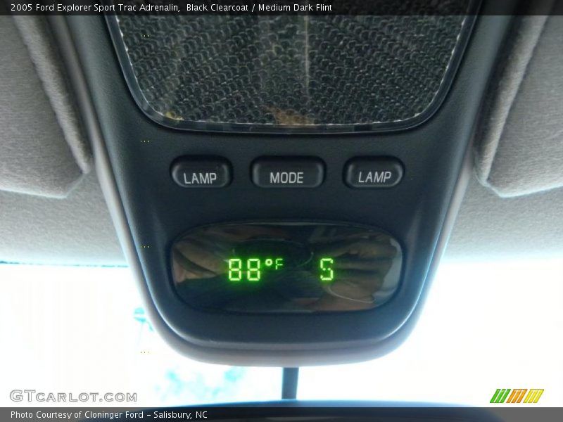 Black Clearcoat / Medium Dark Flint 2005 Ford Explorer Sport Trac Adrenalin