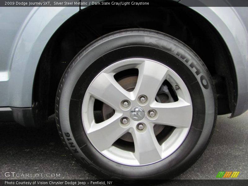 Silver Steel Metallic / Dark Slate Gray/Light Graystone 2009 Dodge Journey SXT