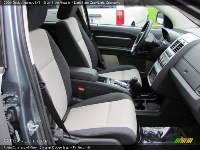 Silver Steel Metallic / Dark Slate Gray/Light Graystone 2009 Dodge Journey SXT