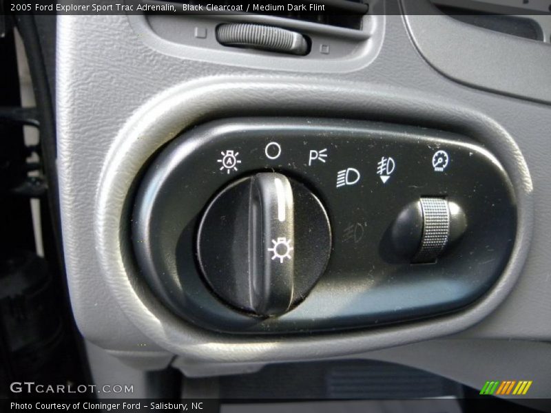 Black Clearcoat / Medium Dark Flint 2005 Ford Explorer Sport Trac Adrenalin