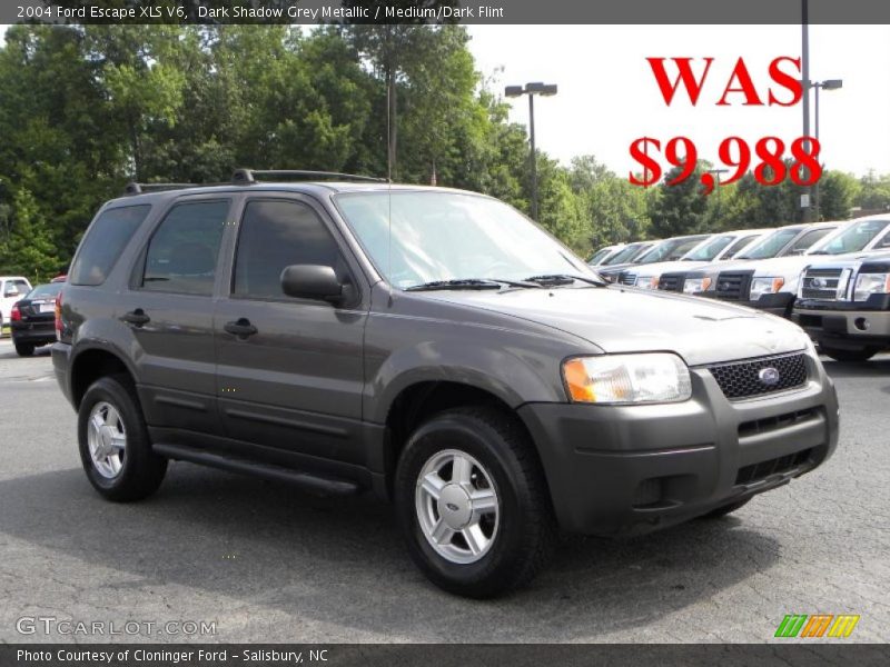 Dark Shadow Grey Metallic / Medium/Dark Flint 2004 Ford Escape XLS V6