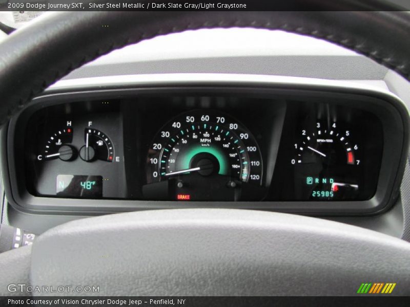 Silver Steel Metallic / Dark Slate Gray/Light Graystone 2009 Dodge Journey SXT