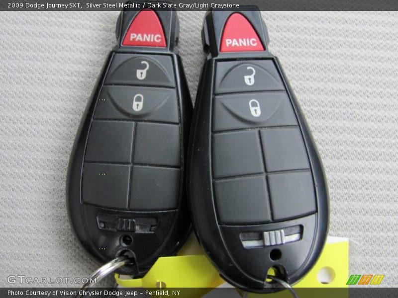 Silver Steel Metallic / Dark Slate Gray/Light Graystone 2009 Dodge Journey SXT