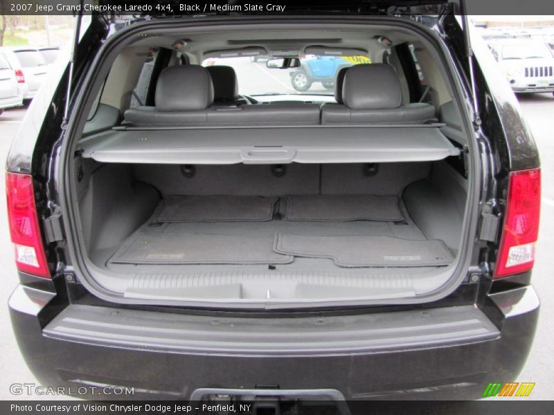 Black / Medium Slate Gray 2007 Jeep Grand Cherokee Laredo 4x4