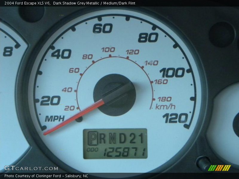 Dark Shadow Grey Metallic / Medium/Dark Flint 2004 Ford Escape XLS V6
