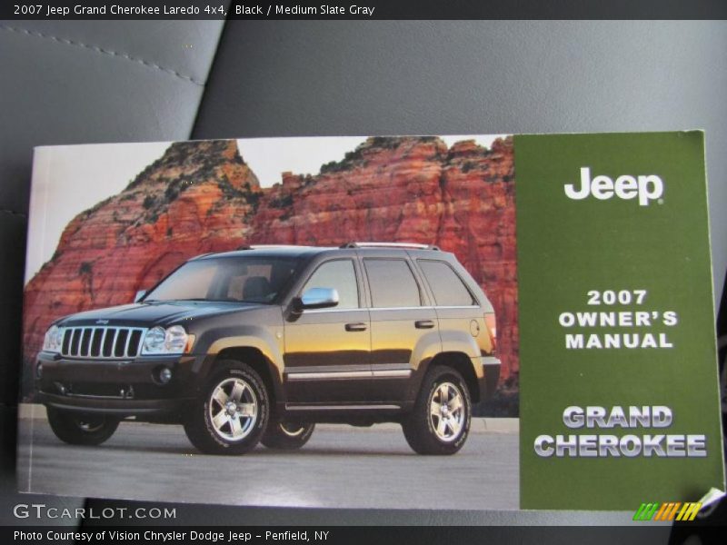 Black / Medium Slate Gray 2007 Jeep Grand Cherokee Laredo 4x4