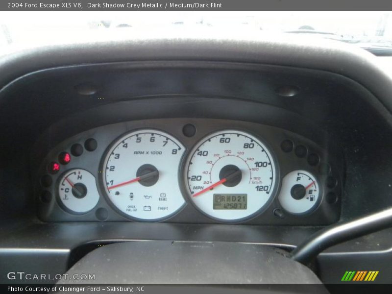Dark Shadow Grey Metallic / Medium/Dark Flint 2004 Ford Escape XLS V6