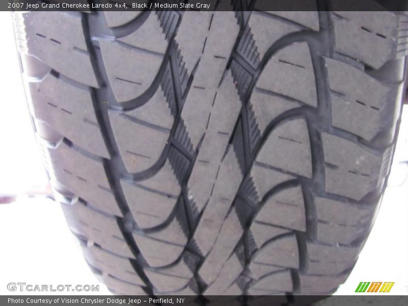 Black / Medium Slate Gray 2007 Jeep Grand Cherokee Laredo 4x4