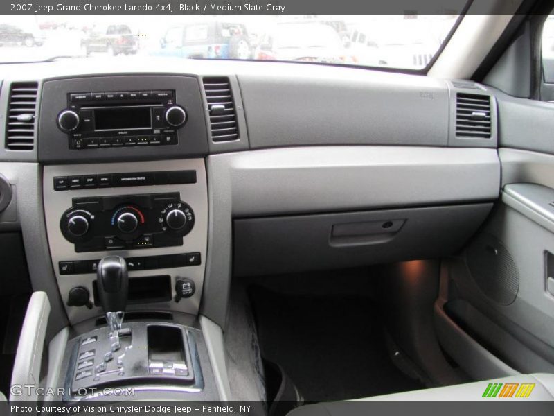Black / Medium Slate Gray 2007 Jeep Grand Cherokee Laredo 4x4
