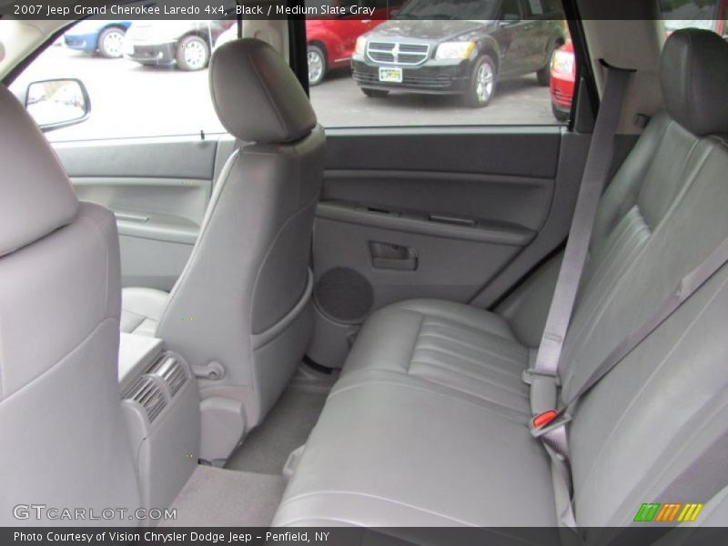 Black / Medium Slate Gray 2007 Jeep Grand Cherokee Laredo 4x4