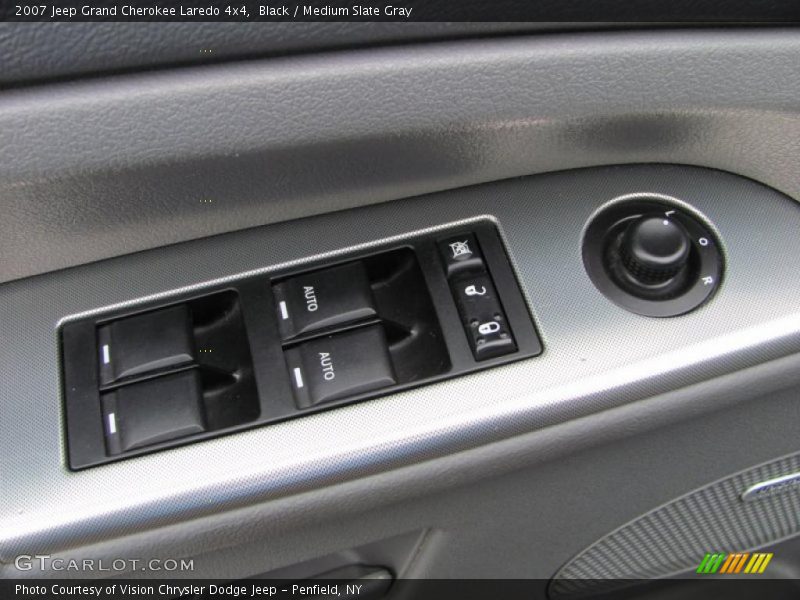 Black / Medium Slate Gray 2007 Jeep Grand Cherokee Laredo 4x4