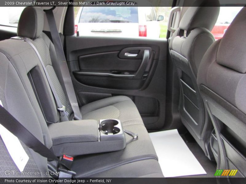 Silver Moss Metallic / Dark Gray/Light Gray 2009 Chevrolet Traverse LT