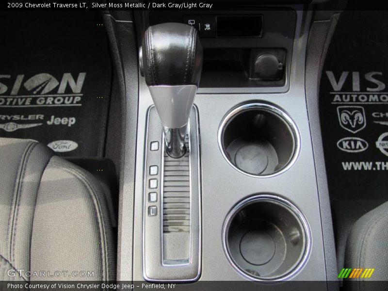 Silver Moss Metallic / Dark Gray/Light Gray 2009 Chevrolet Traverse LT