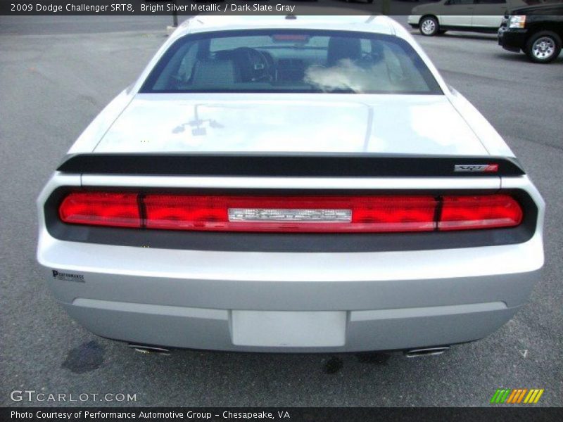 Bright Silver Metallic / Dark Slate Gray 2009 Dodge Challenger SRT8