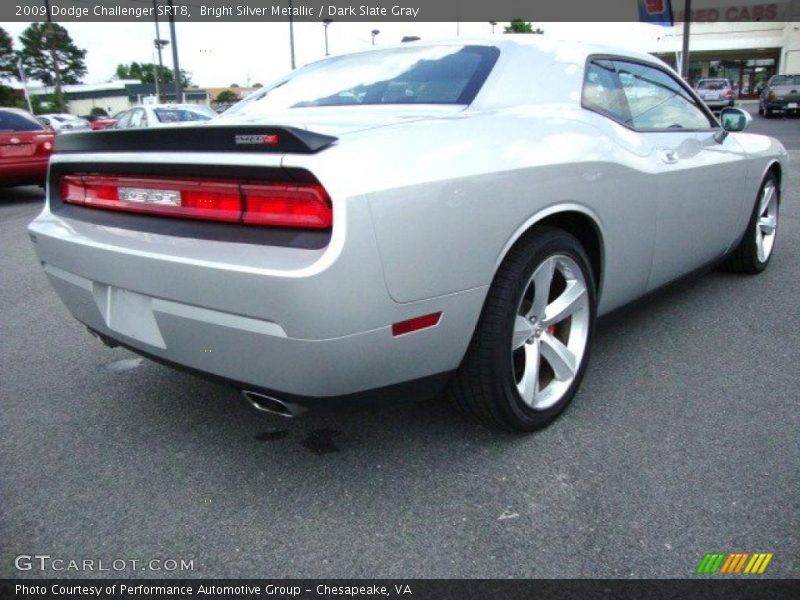 Bright Silver Metallic / Dark Slate Gray 2009 Dodge Challenger SRT8